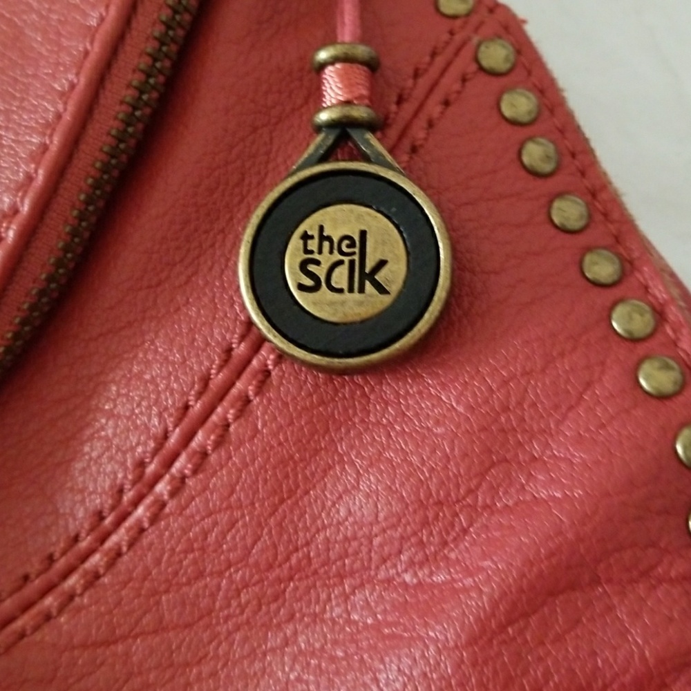 Burnt orange leather purse - Picture 3 of 6